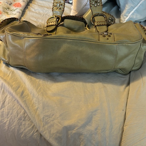 Y2K olive green Nine West leather shoulder bag - Picture 14 of 14